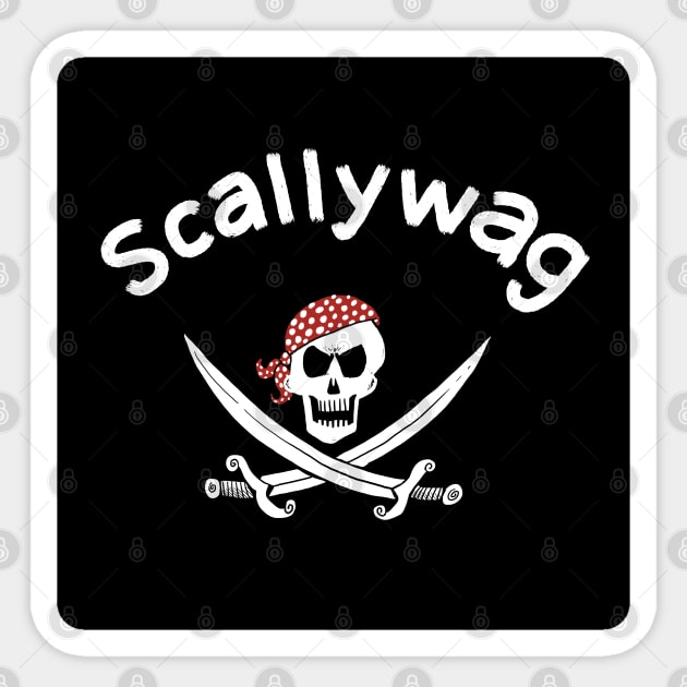 Scallywag Sticker by Grasdal